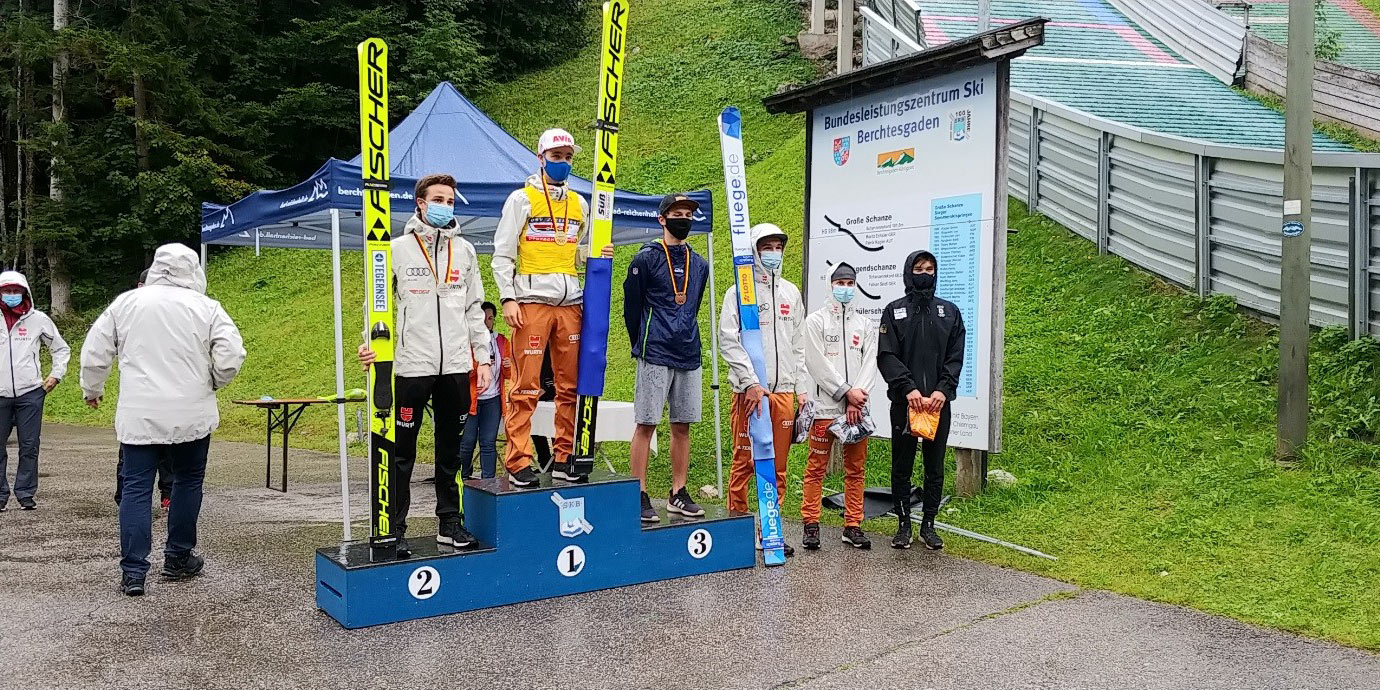 Deutschlandpokal Skispringen Berchtesgaden 2020: Siegerehrung J19+Männer